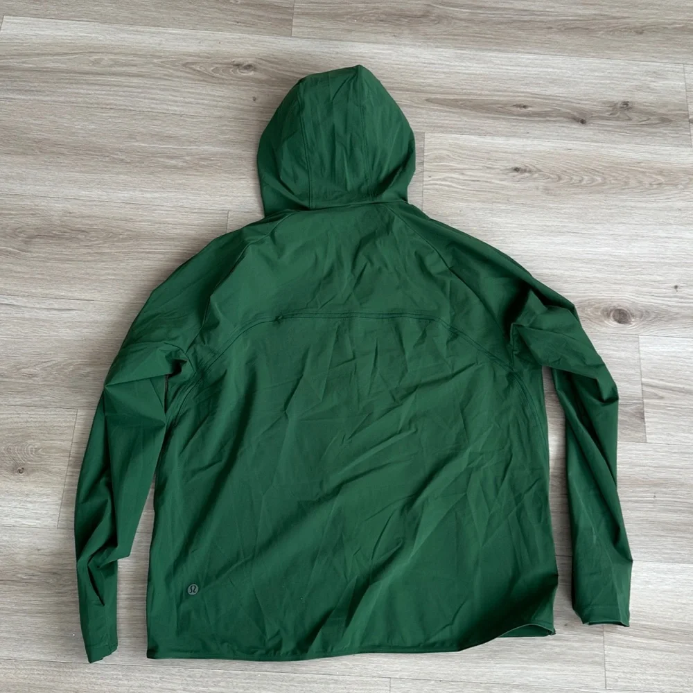 Lululemon Pace Breaker Jacket Forest Green Hooded Jacket - Performance Zip-Up - Picture 12 of 12